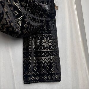 3/$20 💥  Have A Holly Jolly Merry Christmas Black Gold Foil Plush Throw Blanket